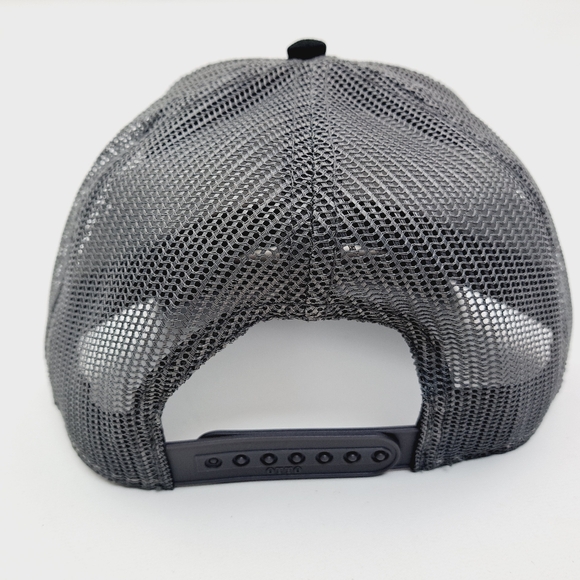 Harley Bar & Shield Trucker Mesh Snapback Hat Cap Black Embroidere… - Picture 4 of 4